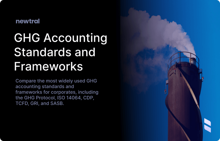 GHG Accounting Standards and Frameworks for Corporates: A Comparison