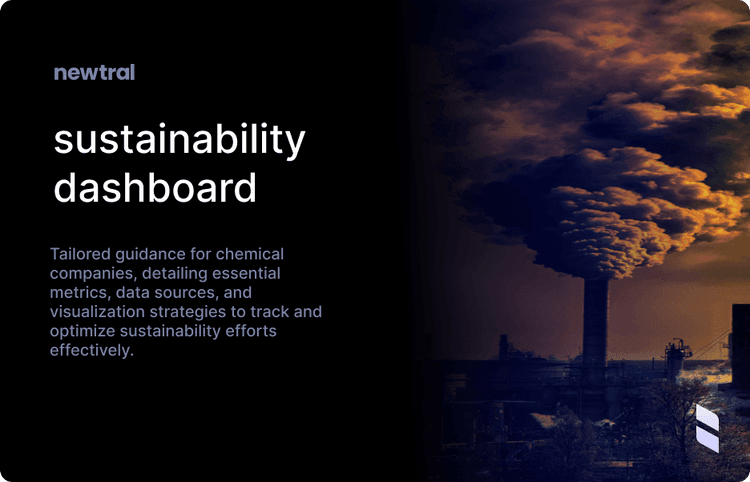 How to create a sustainability dashboard for a Chemical Company?